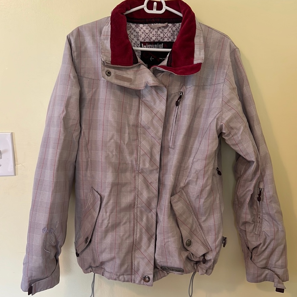 Liquid board ware, size large, girl, snowboarding jacket, vents under both arms